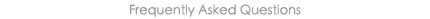 Frequently Asked Questions